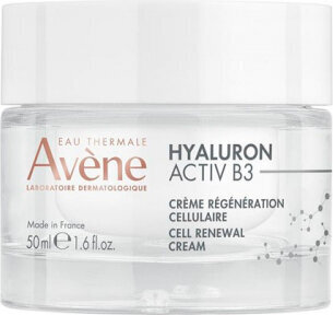 Atjaunojošs sejas krēms Avene Hyaluron Activ B3 Cell Regenerating Cream, 50ml cena un informācija | Sejas krēmi | 220.lv