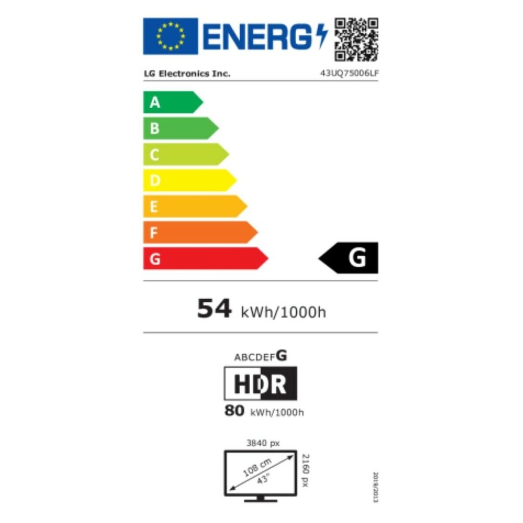 Viedais TV LG 43UQ75006LF 43" 4K ULTRA HD LED WIFI cena un informācija | Televizori | 220.lv