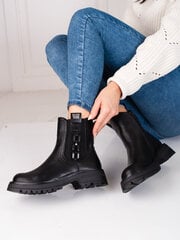 Женские ботинки челси Shelovet, черные  цена и информация | Женские сапоги | 220.lv