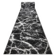 Paklājs - celiņš BCF MORAD Marmur Marmors antracīts / melns 70 cm