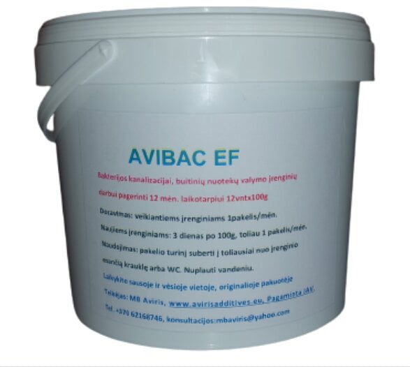 Baktērijas AVIBAC EF, lai uzlabotu privātmāju