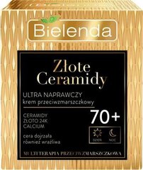 Крем против морщин для лица Bielenda Golden Ceramids 70+, 50 мл цена и информация | Кремы для лица | 220.lv