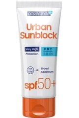 Солнцезащитный крем для лица для чувствительной кожи Novaclear Urban Sunblock SPF50+ 40 мл цена и информация | Кремы от загара | 220.lv