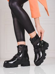 Рабочие женские ботинки с черными пряжками Shelovet цена и информация | Женские сапоги | 220.lv