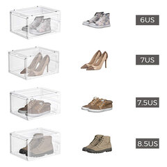 Коробки для обуви 6 шт. цена и информация | Ящики для вещей | 220.lv