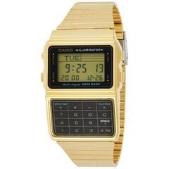 Vīriešu Pulkstenis Casio DATABANK CALCULATOR GOLD S7227192 cena un informācija | Vīriešu pulksteņi | 220.lv