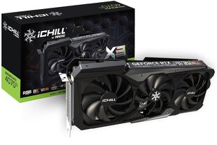 Inno3D GeForce RTX 4070 Ti iCHILL X3 (C407T3-126XX-186148H) цена и информация | Видеокарты (GPU) | 220.lv