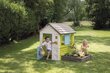 Smoby Dārza rotaļu namiņš ar smilšu kastes 810728 цена и информация | Bērnu rotaļu laukumi, mājiņas | 220.lv