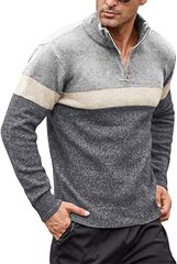 FUERI vīriešu džemperis, pelēks cena un informācija | Vīriešu džemperi | 220.lv