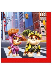 Салфетки бумажные «Paw Patrol: The Movie» 33 x 33 см, 20 шт цена и информация | Праздничная одноразовая посуда | 220.lv