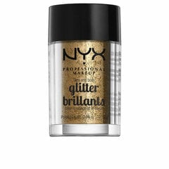 Блестки nyx glitter brillants bronze для лица и тела, 2,5 г цена и информация | Тушь, средства для роста ресниц, тени для век, карандаши для глаз | 220.lv