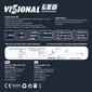 LED COB LENTE 12V / 14W/m / 3000K / WW - silti balta / 1380 LM/m / CRI >97 / DIMMABLE / IP20 / VISIONAL PROFESSIONAL / 5m iepakojumā цена и информация | LED lentes | 220.lv
