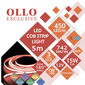 LED COB lente 12V / 15W/m / RGB - daudzkrāsaina / 742lm/m / CRI >90 / DIMMABLE / IP20 / OLLO / 5m iepakojumā цена и информация | LED lentes | 220.lv