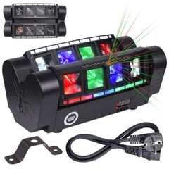 LIGHT4ME SPIDER STROBO LASER daudzefektu LED efekts цена и информация | Праздничные декорации | 220.lv