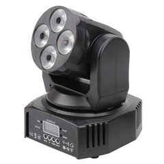 NN 408 WASH 4x8W RGBW LED мини движущаяся головка цена и информация | Праздничные декорации | 220.lv
