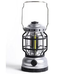 Tūrisma lampa Bestron LED 4,5V, 3x AA - Silver cena un informācija | Lukturi un prožektori | 220.lv