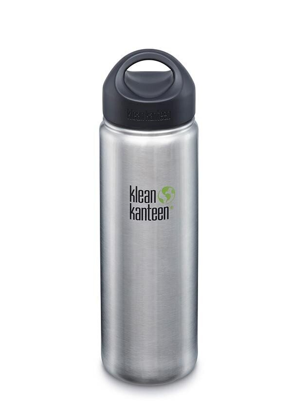 Pudele Klean Kanteen Wide, 800 ml, sudraba cena un informācija | Ūdens pudeles | 220.lv