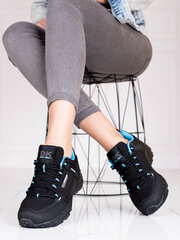 Sieviešu āra DK trekinga apavi, melnā un zilā krāsā cena un informācija | Sporta apavi sievietēm | 220.lv