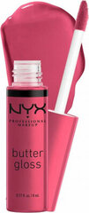 Lūpu spīdums NYX Lingerie Lip Gloss Strawberry Cheesecake 3,4ml cena un informācija | NYX Smaržas, kosmētika | 220.lv