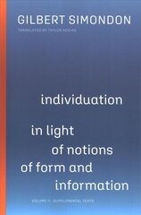 Individuation in Light of Notions of Form and Information: Volume II: Supplemental Texts цена и информация | Исторические книги | 220.lv