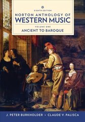 Norton Anthology of Western Music Eighth Edition цена и информация | Книги об искусстве | 220.lv