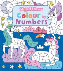 Magical Unicorn Colour by Numbers cena un informācija | Grāmatas mazuļiem | 220.lv