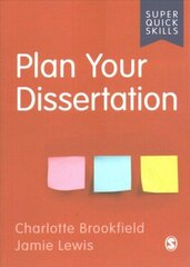 Plan Your Dissertation цена и информация | Книги по социальным наукам | 220.lv