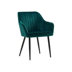 Ēdamistabas krēsls, zili zaļā krāsā cena un informācija | Virtuves un ēdamistabas krēsli | 220.lv
