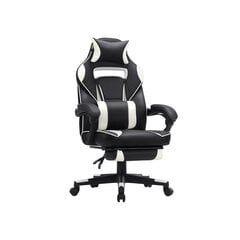 Spēļu krēsls OBG73BW, melns/balts cena un informācija | Biroja krēsli | 220.lv