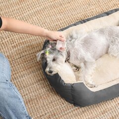 Кровать для собаки 65 x 55 x 20 см с двусторонней подушкой PGW003G01 цена и информация | Лежаки, домики | 220.lv