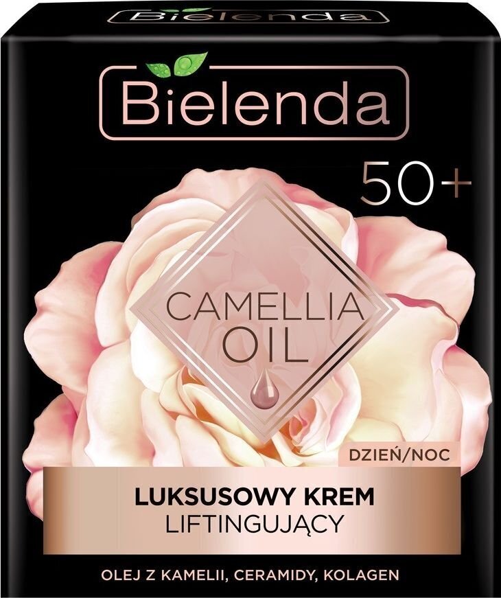 Nostiprinošs sejas krēms Bielenda Camellia Oil Luxurious Lifting Face Skin Cream 50+, 50 ml cena un informācija | Sejas krēmi | 220.lv