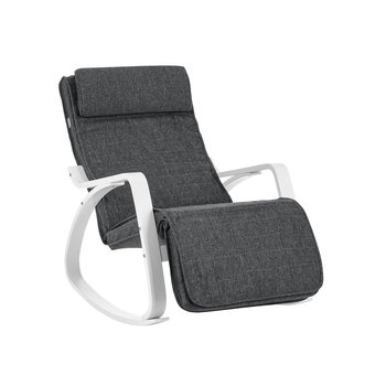 Кресло-качалка LYY011G01, темно-серый цена и информация | Кресла в гостиную | 220.lv