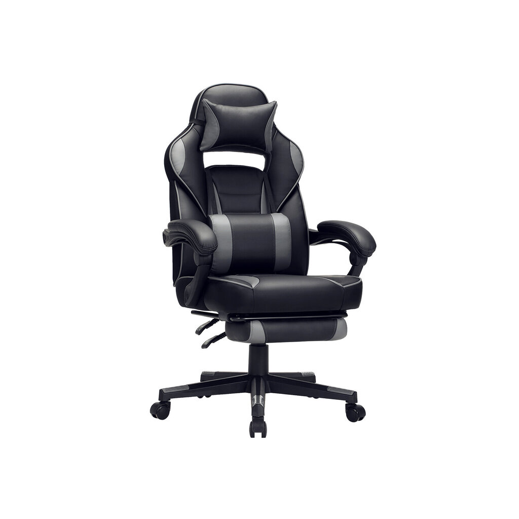 Spēļu krēsls OBG073B03, melns/pelēks cena un informācija | Biroja krēsli | 220.lv