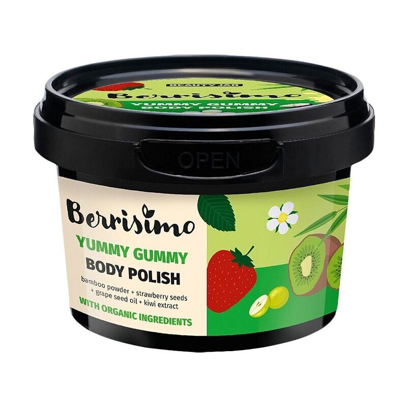 Ķermeņa skrubis Beauty jar Yummy Gummy Body Polish, 270 g cena un informācija | Ķermeņa skrubji | 220.lv