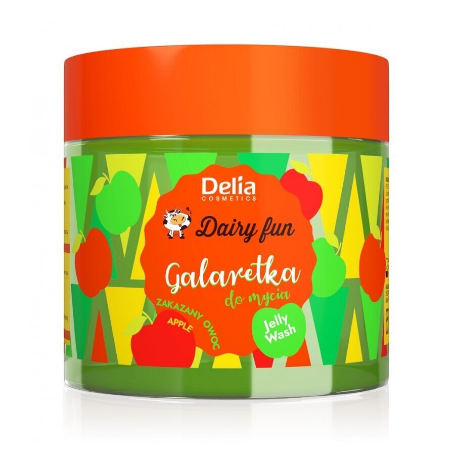 Dušas želeja Delia Dairy Fun Ābolu aizliegtais auglis, 350 g цена и информация | Dušas želejas, eļļas | 220.lv