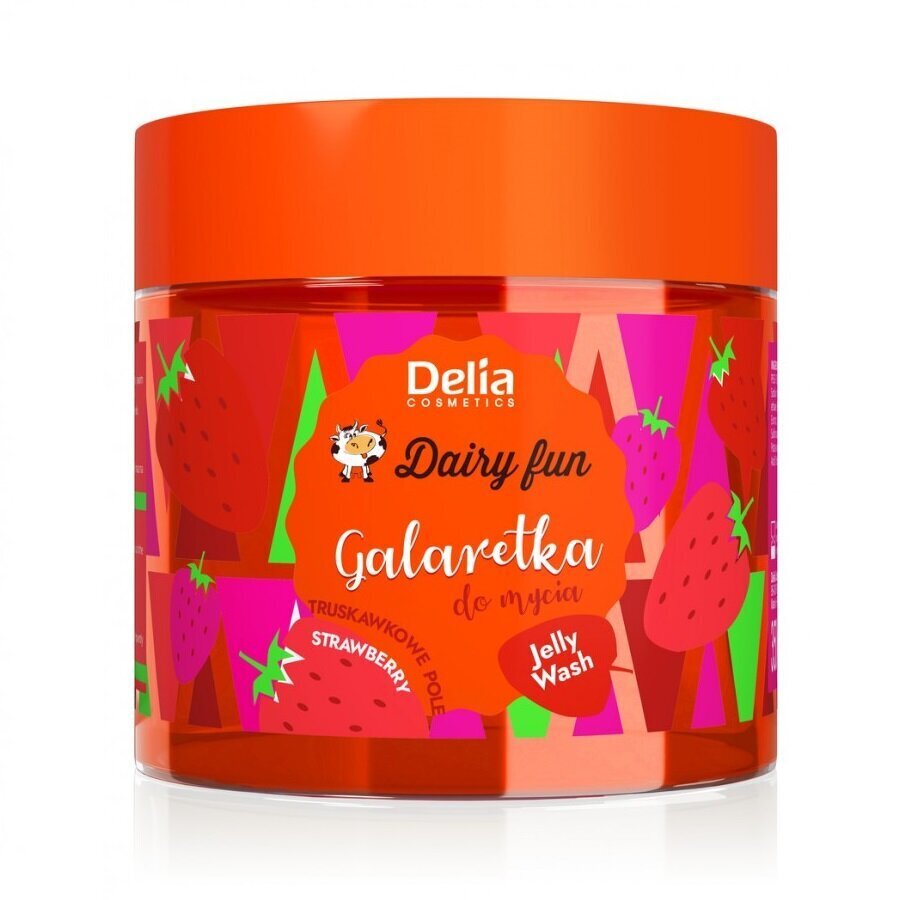 Dušas želeja Delia Dairy fun Zemeņu lauks, 250 ml cena un informācija | Dušas želejas, eļļas | 220.lv