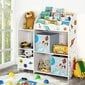 Rotaļlietu un grāmatu organaizeris GKR42WT цена и информация | Plaukti bērnu istabai | 220.lv