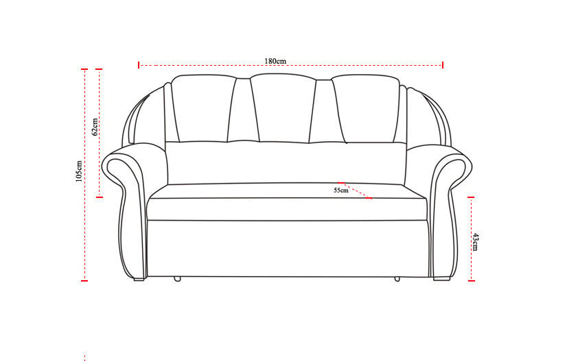 Mēbeļu komplekts E-LORD-Soft 66 tumši brūns cena un informācija | Dīvānu komplekti | 220.lv
