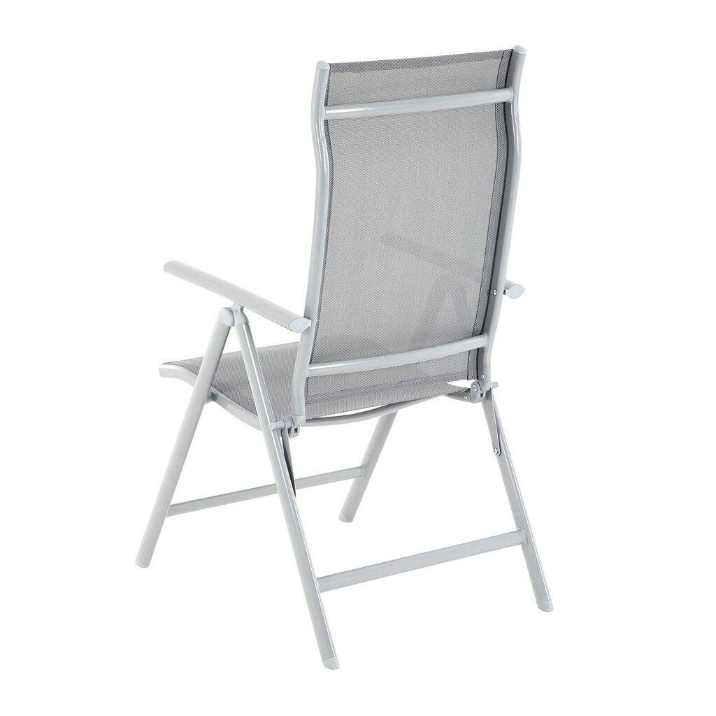 Dārza krēslu komplekts, 4 gab., pelēks cena un informācija | Dārza krēsli | 220.lv