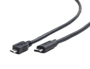 Gembird USB 2.0 micro BM kabelis type-C (micro BM/CM), 1m цена и информация | Кабели для телефонов | 220.lv