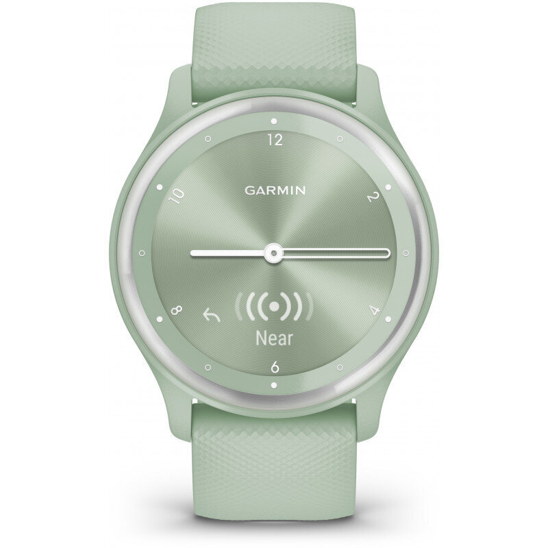 Garmin vívomove® Sport Cool Mint/Silver cena un informācija | Viedpulksteņi (smartwatch) | 220.lv