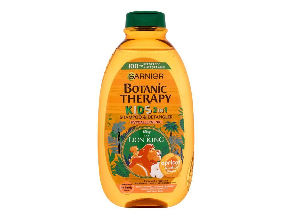 Šampūns un kondicionieris vienā bērniem Garnier Botanic Therapy Disney Kids 2in1 400 ml цена и информация | Šampūni | 220.lv