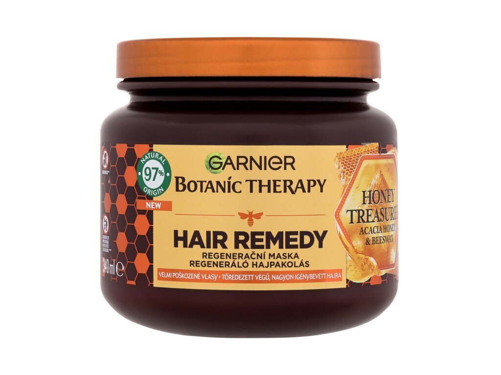 Barojoša matu maska Garnier Botanic Therapy Hair Remedy Honey 340 ml cena un informācija | Matu uzlabošanai | 220.lv