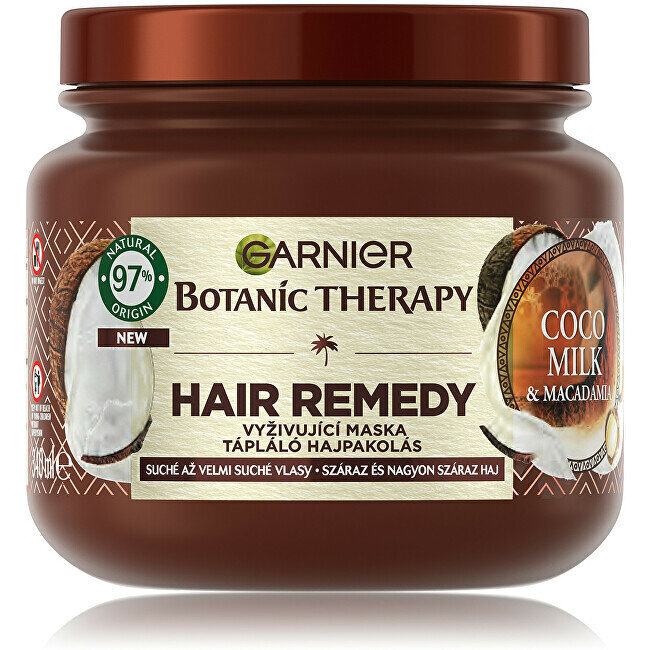 Barojoša matu maska Garnier Botanic Therapy Coco Milk & Macadamia 3-in1 340 ml цена и информация | Matu uzlabošanai | 220.lv