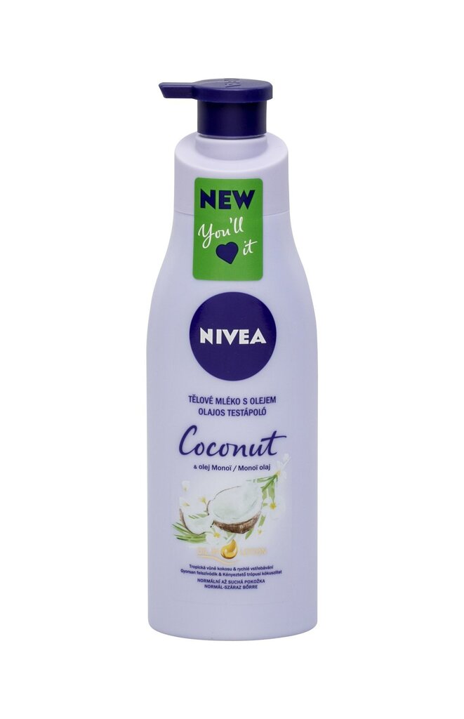 Mitrinošs ķermeņa losjons Nivea Coconut & Monoi Oil 200 ml cena un informācija | Ķermeņa krēmi, losjoni | 220.lv