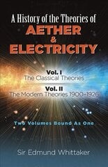 History of the Theories of Aether and Electricity, Vol. I: The Classical Theories; Vol. II: The Modern Theories, 1900-1926 New edition, Volume 1, Vol. II, The Classical Theories, The Modern Theories, 1900-1926 cena un informācija | Sociālo zinātņu grāmatas | 220.lv