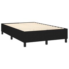 vidaXL atsperu gultas rāmis ar matraci, melna audums, 120x200 cm цена и информация | Кровати | 220.lv