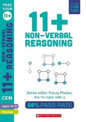 11plus Non-Verbal Reasoning Practice and Assessment for the CEM Test Ages 10-11 cena un informācija | Grāmatas pusaudžiem un jauniešiem | 220.lv