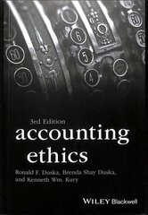 Accounting Ethics, Third Edition 3rd Edition cena un informācija | Ekonomikas grāmatas | 220.lv