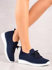 Темно-синие кроссовки на шнуровке цена и информация | Спортивная обувь для женщин | 220.lv